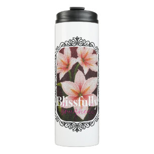 Scarlet Blossom Thermal Tumbler