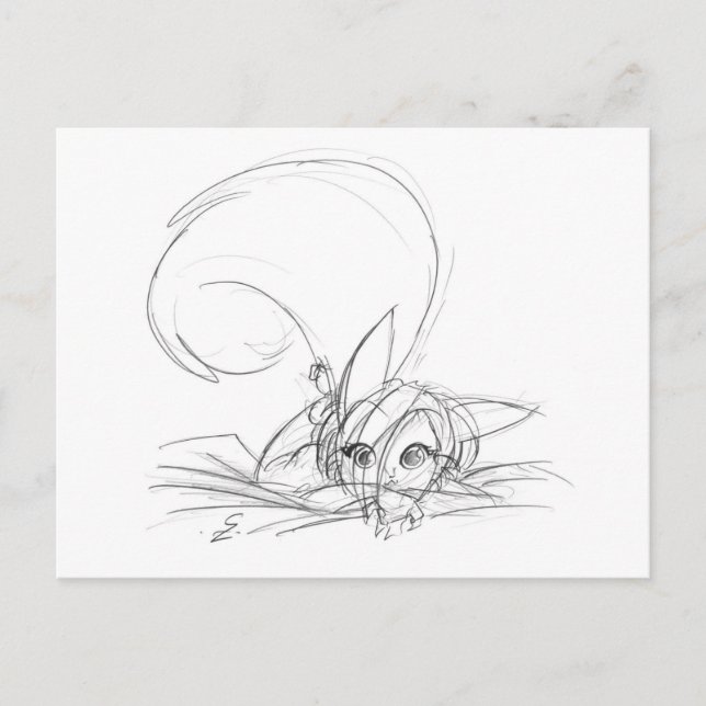 Scarlet Bored 001 Postcard (Front)