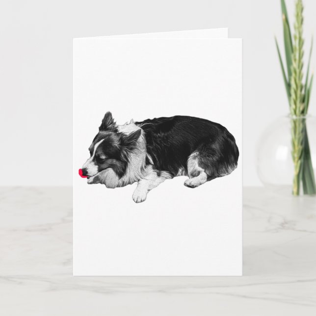 scarlet calm wish, corgi card (Front)
