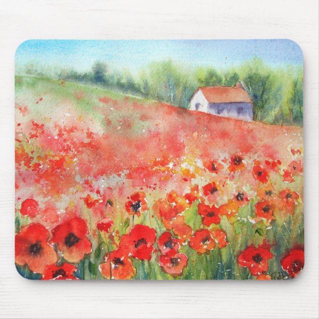 Scarlet Carpet Mouse Pad (Front)