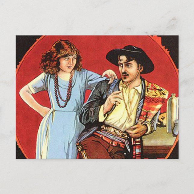 Scarlet Days Movie Poster Postcard (Front)