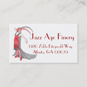 Scarlet Flapper Business Card