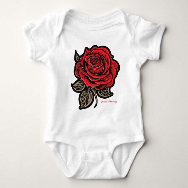  Scarlet Harmony  Baby Bodysuit (Front)