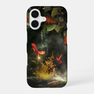 Scarlet Ibis Birds STEALING THE LIGHT iPhone 16 Case
