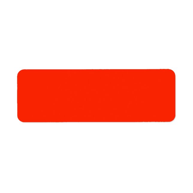 Scarlet Label Return Address Label (Front)
