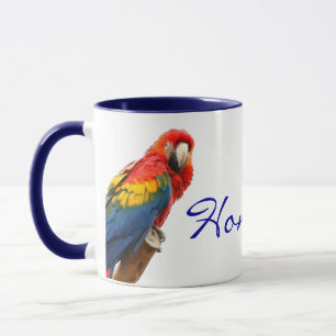 Scarlet Macaw Honduras Ceramic Mug