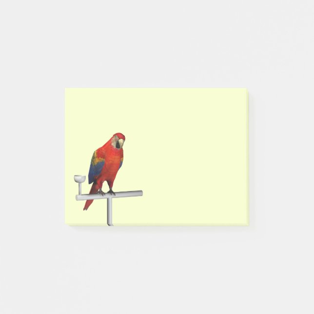Scarlet Macaw Post-it Notes (Front)