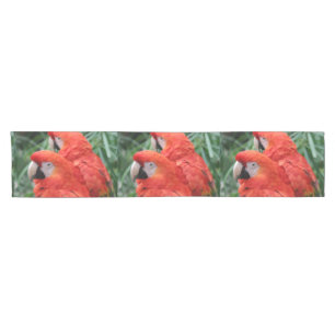 Scarlet Macaw Short Table Runner
