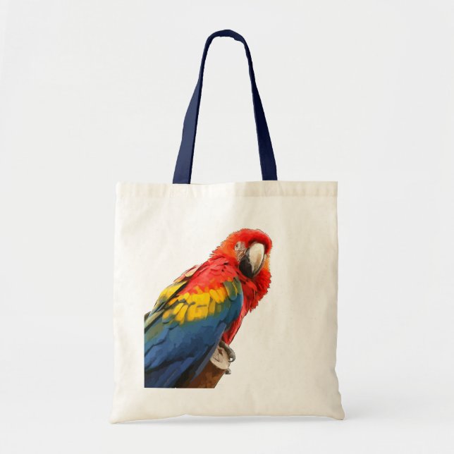 Scarlet Macaw Tote Bag (Front)