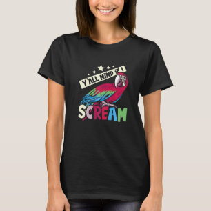 Scarlet macaw with parrot and parrot T-Shirt