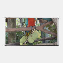 Scarlet Macaws Desk Mat