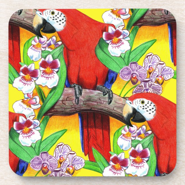 Scarlet McCaw Coaster (Front)