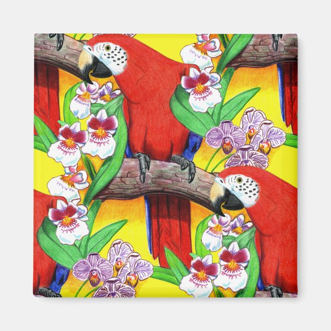 Scarlet McCaw Magnet (Front)