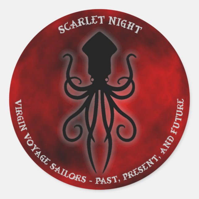 Scarlet Night Goddess Stickers (Front)