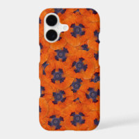Scarlet Orange Poppy Seamless Pattern