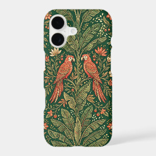 Scarlet Parrot Banana Leaf Phone Case iPhone 17 Sl