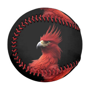 Scarlet Phoenix Sits Proudly Baseball