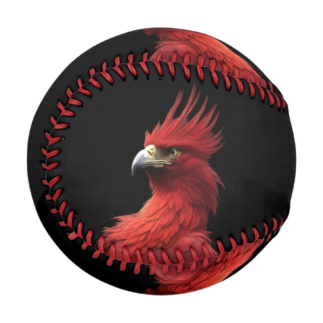Scarlet Phoenix Sits Proudly Baseball (Front Left)