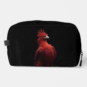 Scarlet Phoenix Sits Proudly Dopp Kit