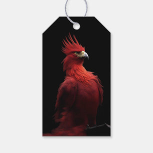 Scarlet Phoenix Sits Proudly Gift Tags