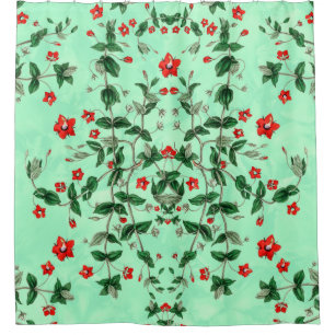 Scarlet Pimpernel Shower Curtain