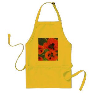 Scarlet Poppies Apron