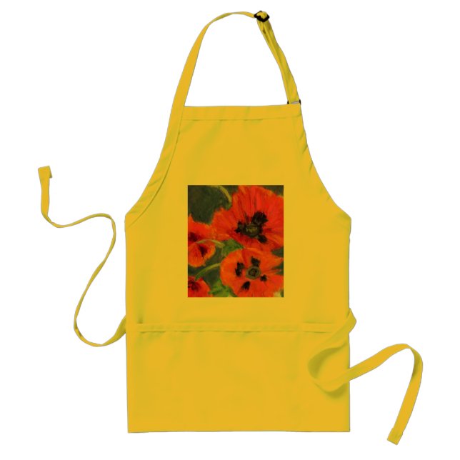 Scarlet Poppies Apron (Front)