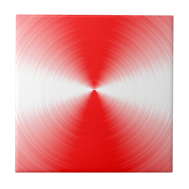 Scarlet Red Radiant Contemporary Ceramic Tile (Front)