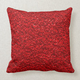 Scarlet Red Texture Cushion