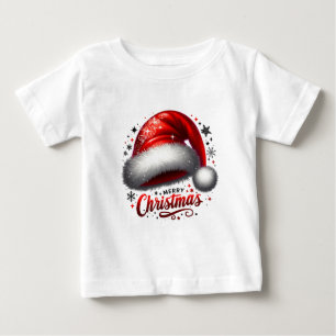 Scarlet Santa Hat Glow Baby T-Shirt