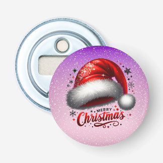 Scarlet Santa Hat Glow Bottle Opener