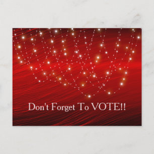 Scarlet Starlight Cascade Vote Reminder Postcard