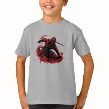 Scarlet Stealth: Red Ninja Mastery Shirt