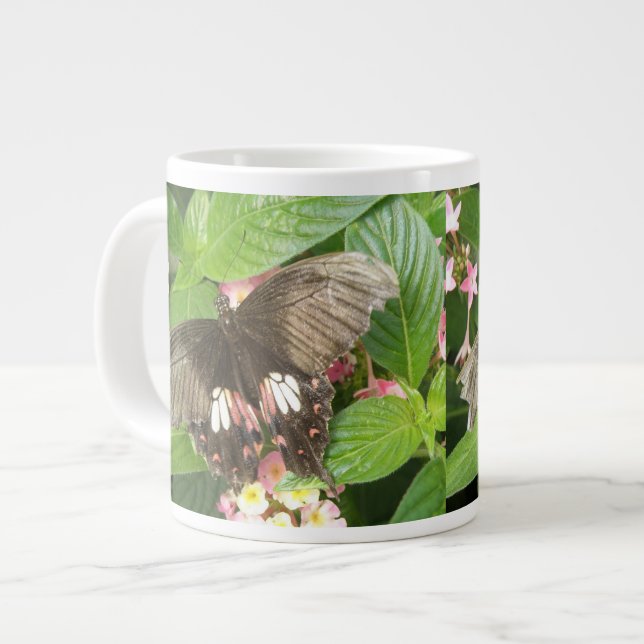Scarlet Swallowtail Butterfly Macro Mug (Front Left)