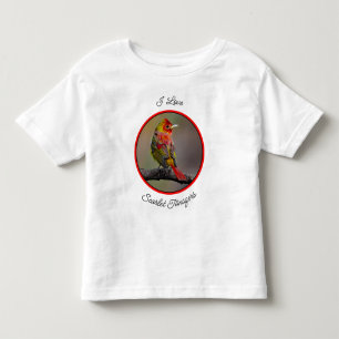 Scarlet Tanager Molting - Original Photograph Toddler T-Shirt