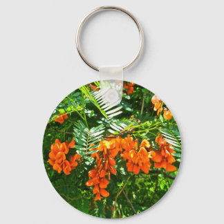 Scarlet Wisteria (Sesbania punicea) OBX Keychain