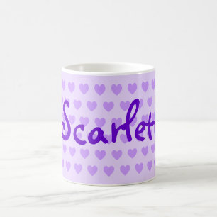 Scarlett in Purple Coffee Mug