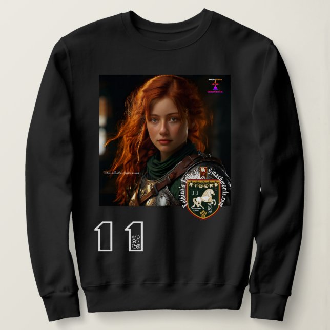 Scarlie B. Green Knight smaller Sweatshirt (Design Front)