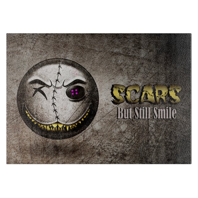 Scarmoji Vintage Cutting Board (Front)