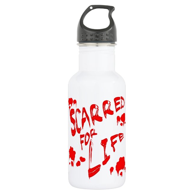 Scarred For Life 532 Ml Water Bottle (Front)