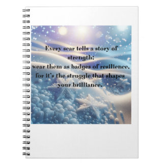 Scars Into Scars - Resilience Affirmation Notebook
