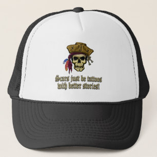 Scars Just be Tattoos Trucker Hat