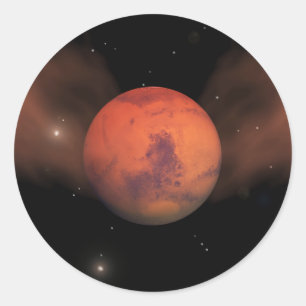Scars of Mars Classic Round Sticker