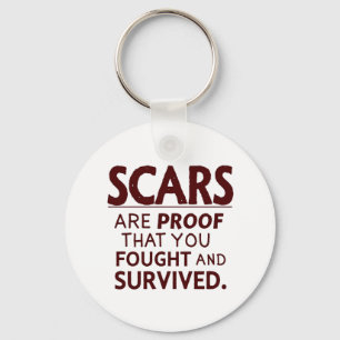Scars of Survival Key Ring