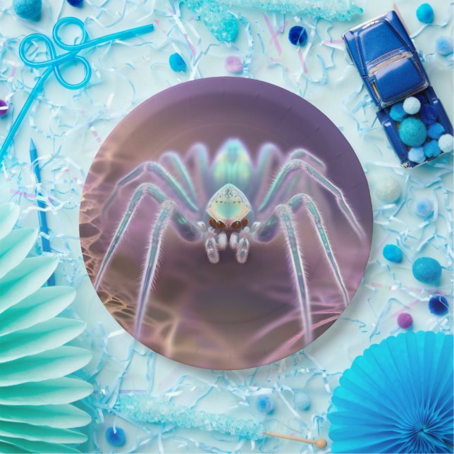 Scary 3D Huntsman Spider, Paper Plate (Party)