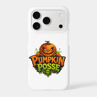 Scary and Cool: Pumpkin Posse iPhone Pro Case 🎃