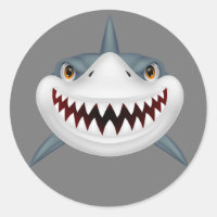 Scary animated shark