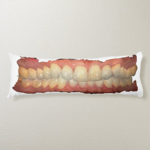 Scary-Ass Teeth Body Pillow