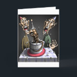 Scary Birthday! Holiday Card<br><div class="desc">A hilarious birthday card paying homage to a cult classic British sci-fi film!</div>