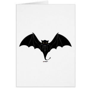 Scary Black Bat